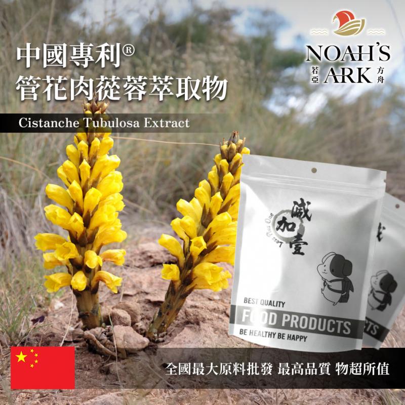 若亞方舟 中國專利®管花肉蓯蓉萃取物 苯乙醇苷40% 松果菊苷10% 毛蕊花糖苷4% 保健原料 食品原料 沙漠人參