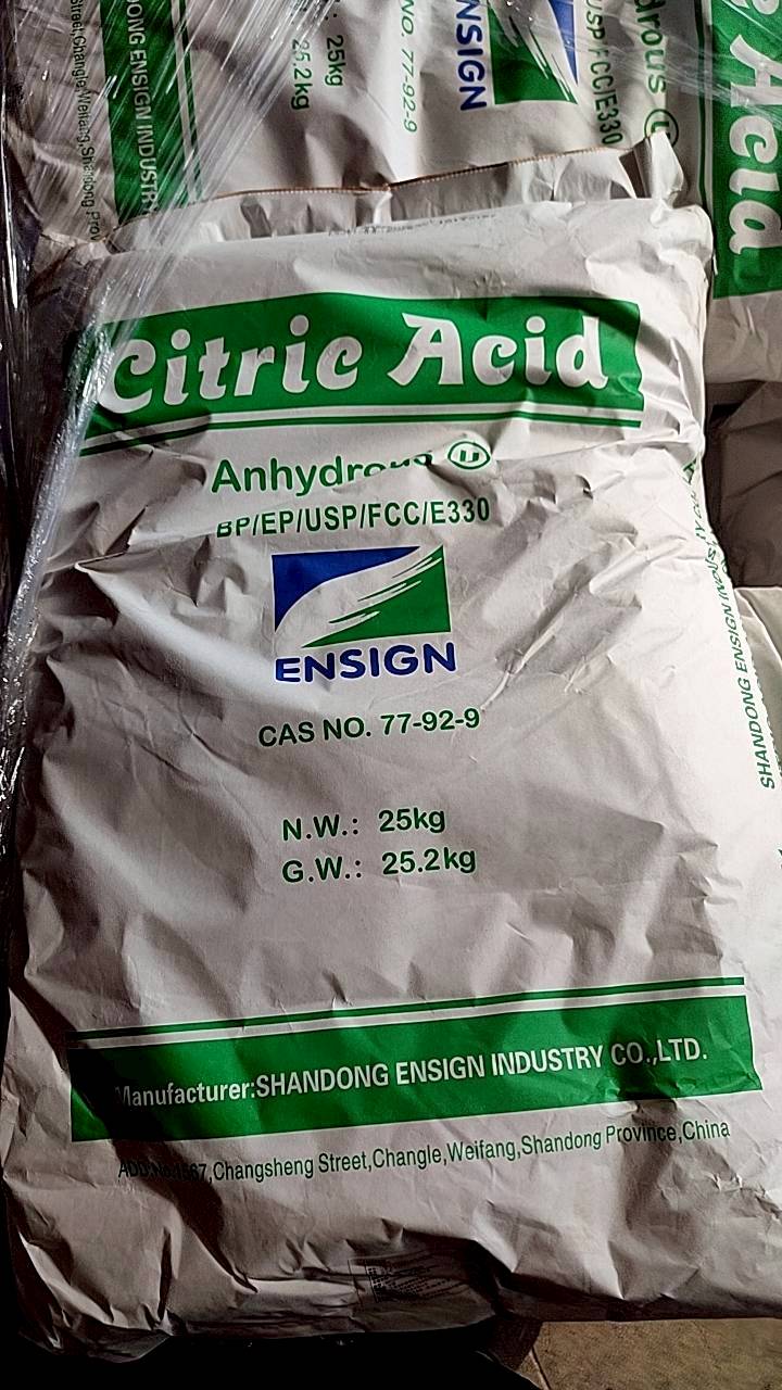 若亞方舟 無水檸檬酸 中國 食品添加 無水 檸檬酸 水果酸 酸味劑 除水垢